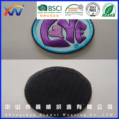 绣花冲型魔术贴